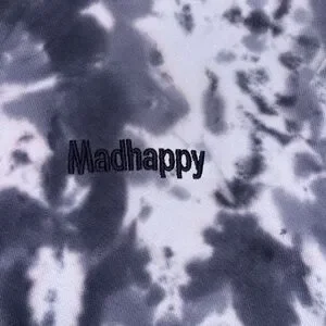 MADHAPPY HAZE TIE-DYE HERITAGE CREWNECK - BLUE